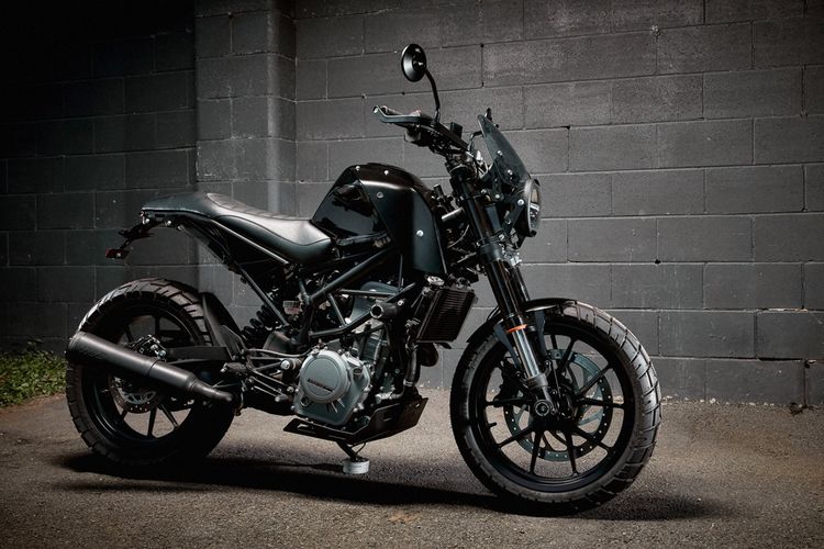 KTM Duke 390 Scrambler, Tampang Jadi 
