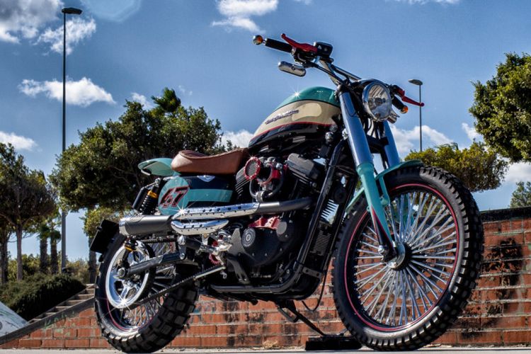 Soulbreaker 47, Harley-Davidson Sportster 883R Jadi Scrambler Garang -  GridOto.com