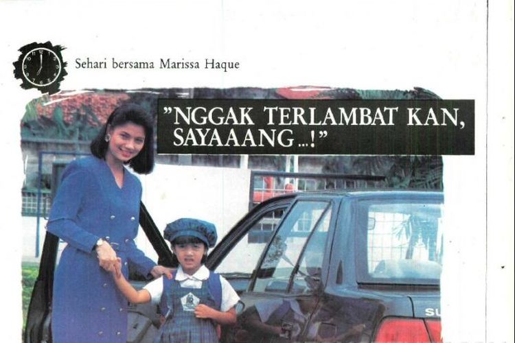 Di Luar Kontroversi Artis Marissa Haque Pernah Jadi Bintang Iklan Suzuki Esteem Gridoto Com