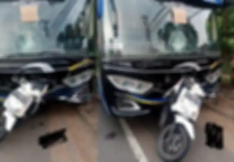 Tragedi BeAT Nyangkut di Wajah Bus, Bermula Remaja Nyebrang ke Kanan
