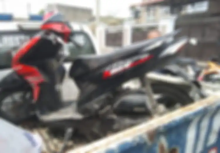 Honda BeAT Diangkut Double Cabin Dinas Polisi, Dua dari Empat Remaja Menghadap Sang Khalik