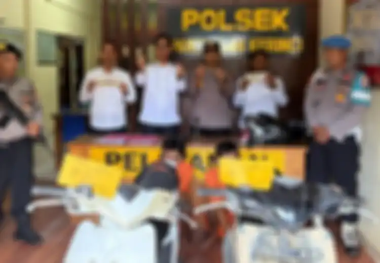 Bisa Taklukan Lubang Kunci Motor di Bawah Satu Menit, Dua Pria Dijambak Polisi