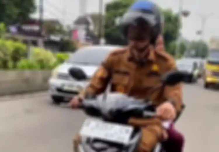 Antar Anak ke Sekolah Naik Honda BeAT, Wakil Wali Kota Serang Minta Maaf dan Siap Ditilang