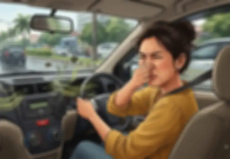 AC Mobil Bekas Kalian Mengeluarkan Bau Asem? Komponen Ini Penyebabnya
