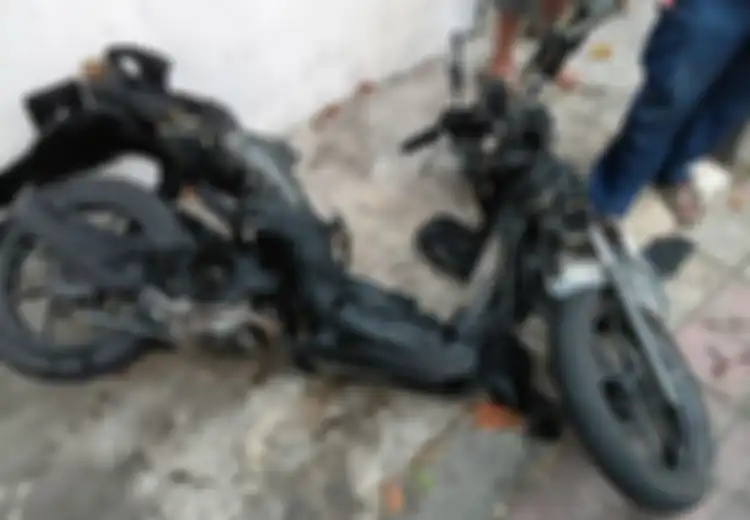 Honda BeAT Dua Maling Motor di Jakut Meledak, Tubuh Pelaku Luka Bakar 40 Persen