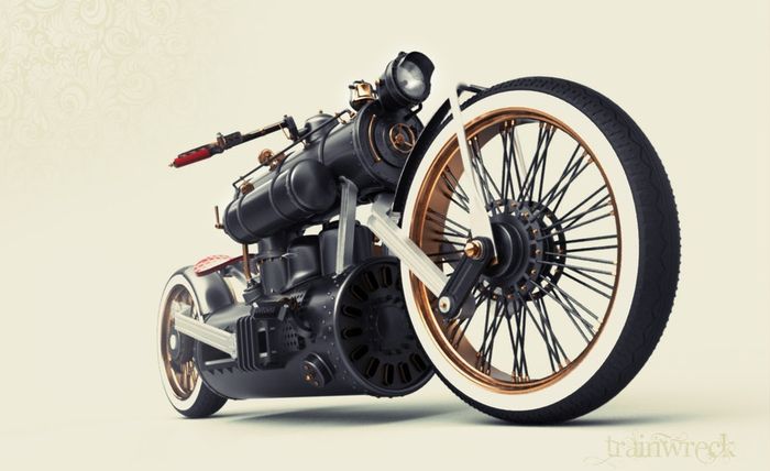 Desain Train Wreck Bike buatan Colby Higgins 