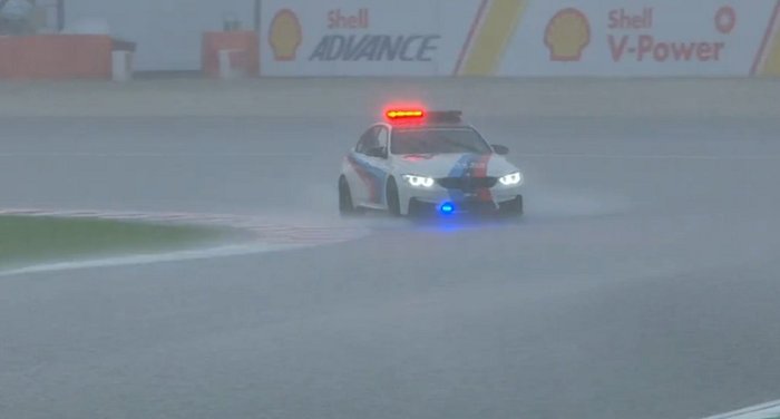 Safety car di kualifikasi MotoGP Malaysia