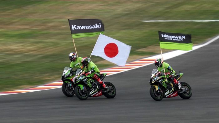 Kawasaki jadi juara dunia pabrikan World Superbike 2018