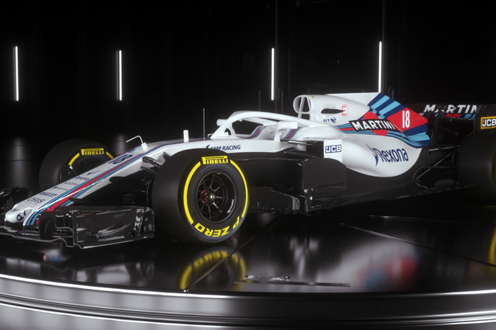 Mobil baru tim Williams, FW41, yang digunakan untuk Formula 1 2018