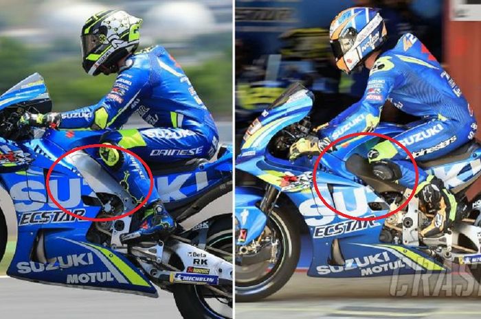 Perubahan Suzuki GSX-R untuk MotoGP Belanda sudah dicoba di tes resmi MotoGP Catalunya