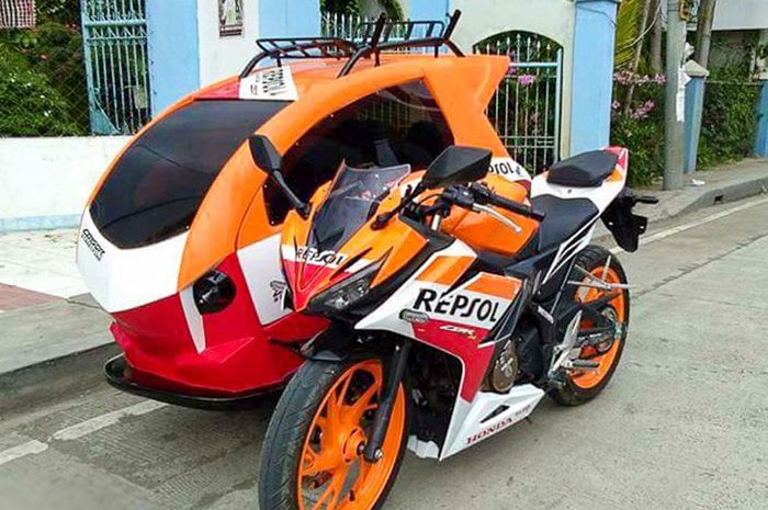 Honda CBR150R dilengkapi dengan sespan