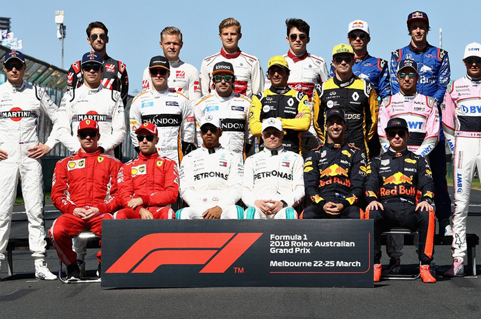 Line-up pembalap F1 2018