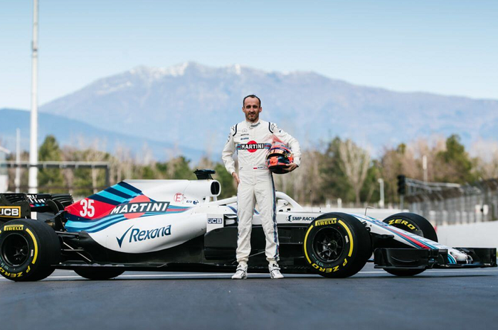 Robert Kubica, test driver tim Williams F1 2018