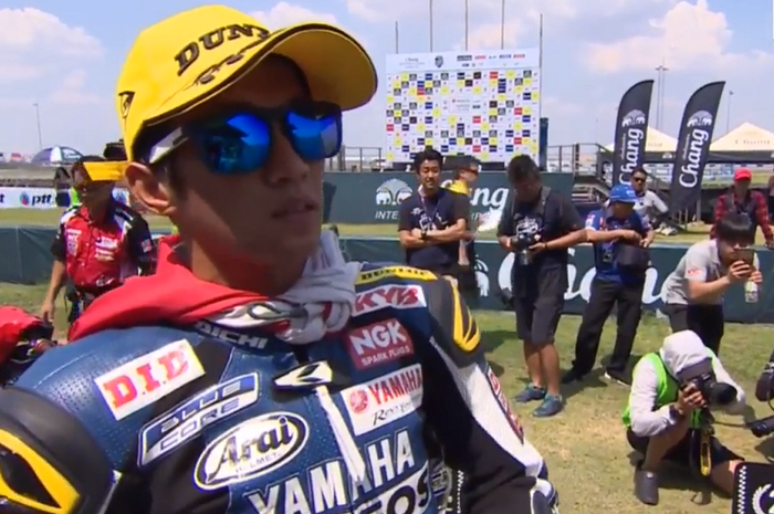 Wahyu Aji Trilaksana menang race 2 UB150 ARRC Thailand