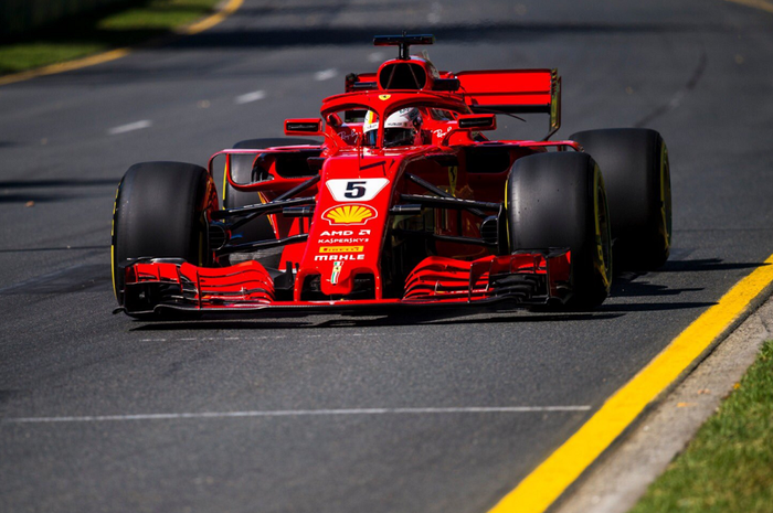 Ferrari, Sebastian Vettel di F1 Australia kemarin