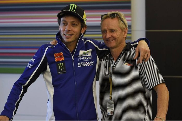 Valentino Rossi dan Kevin Schwantz 