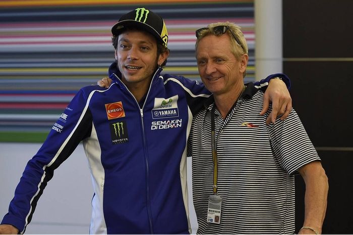Valentino Rossi dan Kevin Schwantz 