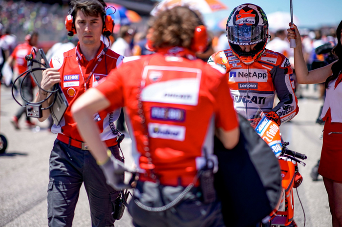 Motor Jorge Lorenzo dipasangi komponen baru untuk MotoGP Spanyol