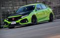 Honda Civic Turbo Stylish Kena Virus Serat Karbon, Jubah Hijau Bikin Beda