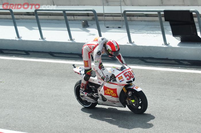 Marco Simoncelli di MotoGP Malaysia 2011