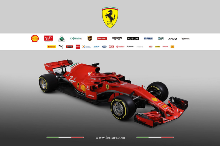 Mobil baru Ferrari untuk F1 2018
