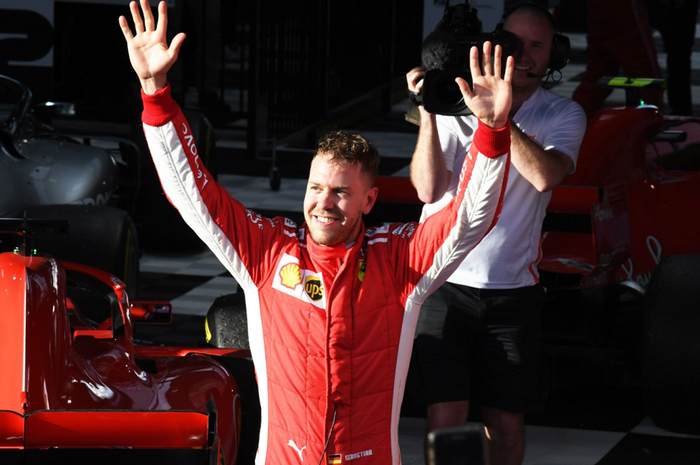 Sebastian Vettel menangkan GP F1 Australia 2018