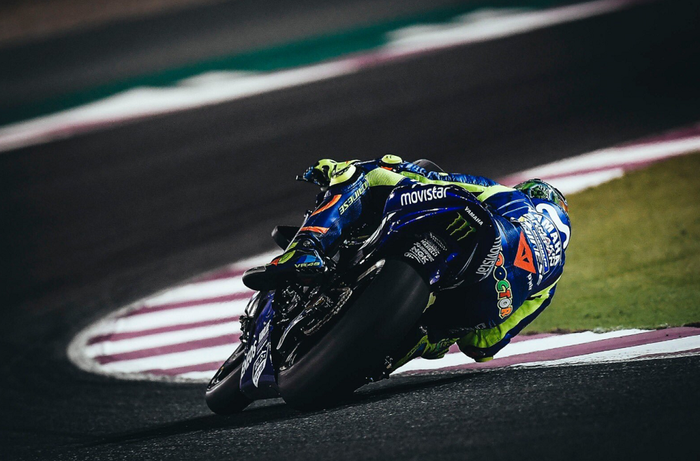 Valentino Rossi berhasil raih posisi kedua pada hari ketiga tes pramusim MotoGP di Losail, Qatar, 2018