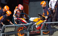 Parah, Motor Marc Marquez Hampir Patah, Ditabrak Johann Zarco