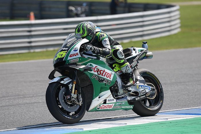 Cal Crutchlow dengan Honda RC213V berlivery castrol