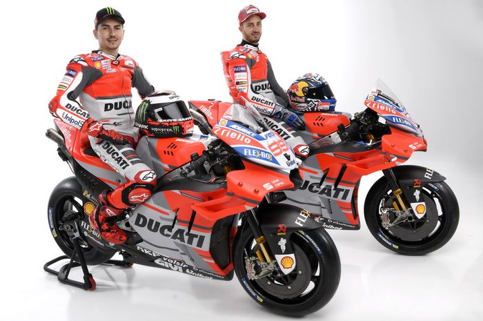 Wajah baru livery tim Ducati untuk MotoGP 2018