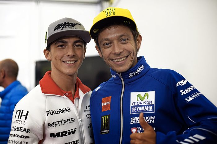 Francesco Bagnaia dan Valentino Rossi