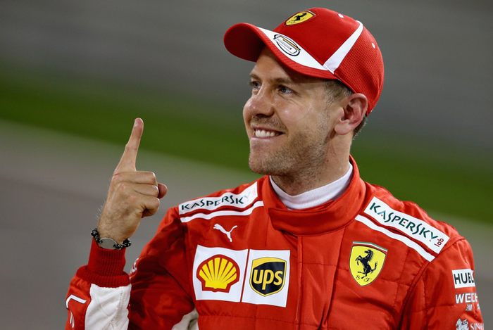 Sebastian Vettel juara GP F1 Bahrain 2018