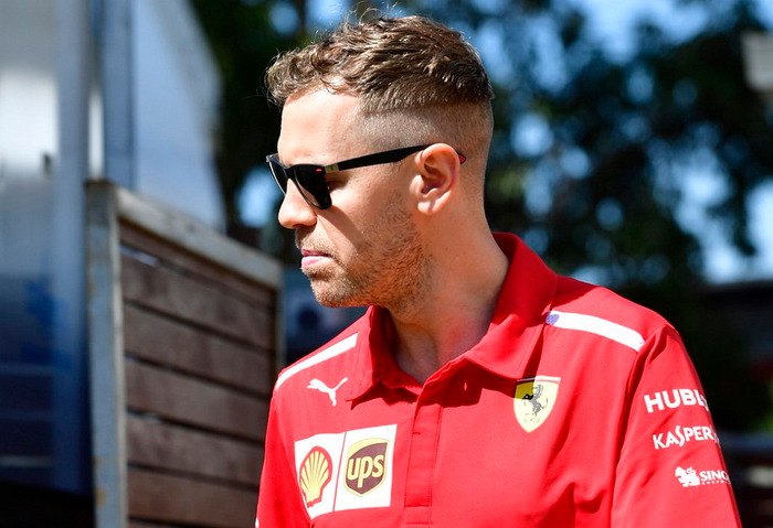Rambut baru Sebastian Vettel