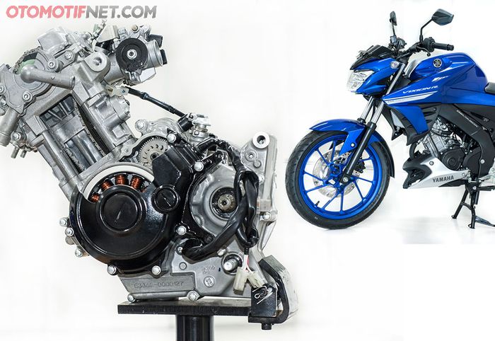 Ilustrasi. Mesin Yamaha V-Ixion R pakai teknologi setara superbike
