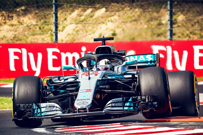 Lewis Hamilton di F1 Hongaria 2018