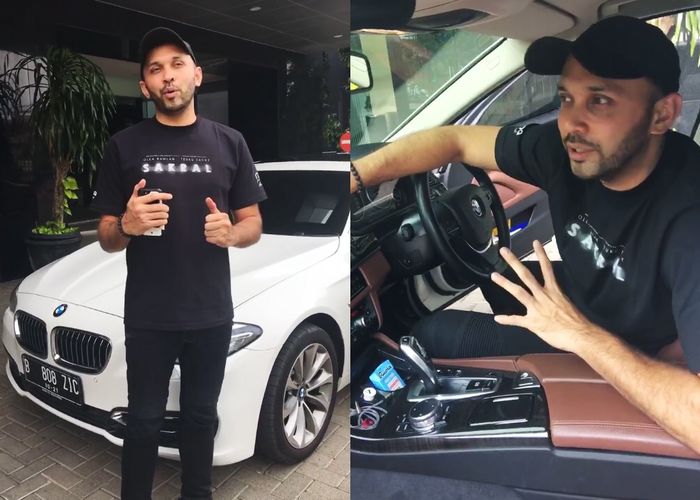 Teuku Zacky dan BMW 520i miliknya