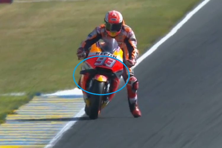 Ngebut Hanya Dengan Aero Fairing Kanan Di Motogp Prancis Ini Yang Dirasakan Marc Marquez Gridoto Com Ngebut Hanya Dengan Aero Fairing Kanan Di Motogp Prancis Ini Yang Dirasakan Marc Marquez Gridoto Com