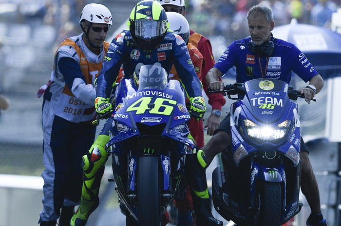Valentino Rossi mengalami masalah motor di FP1 MotoGP Austria 2018