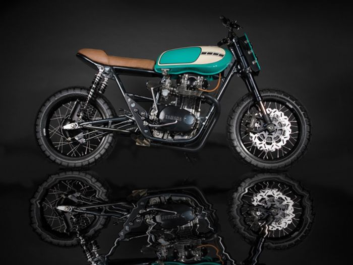 Yamaha XS650 street tracer bikinan Tyson dan Eli Carver, dilansir oleh www.bikebound.com