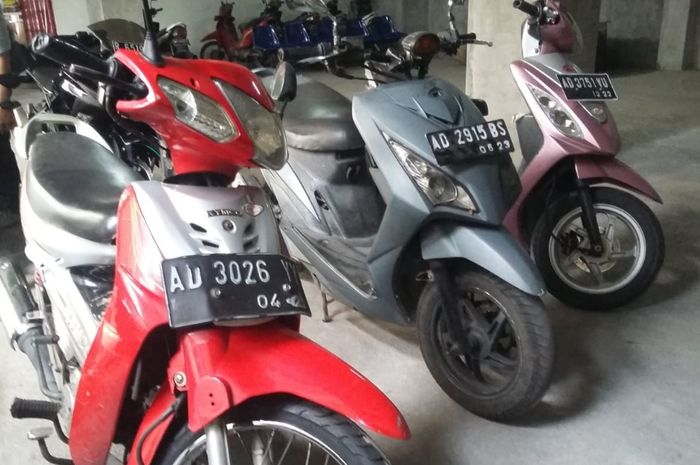 Motor Kymco milik konsumen di bengkel MOSS