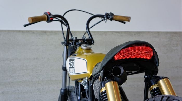 Yamaha DT250 custom milik Chris Zahner, dilansir oleh Thebikeshed.cc