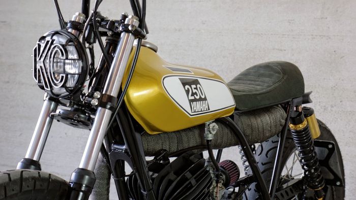 Yamaha DT250 custom milik Chris Zahner, dilansir oleh Thebikeshed.cc