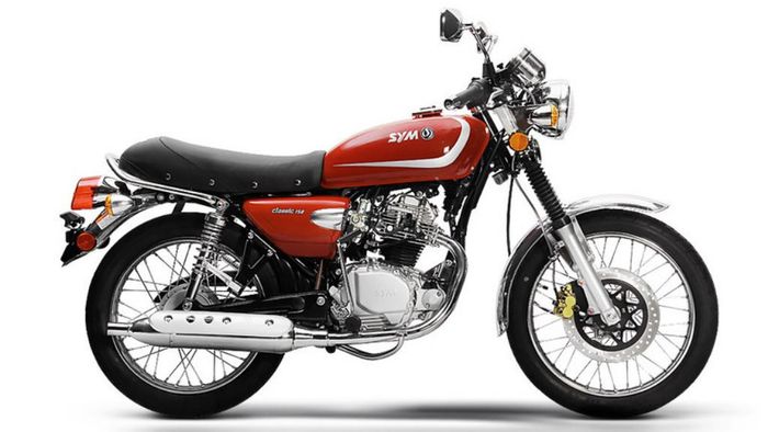 Tampilan standard SYM Wolf 150, dilansir oleh Topspeed.com