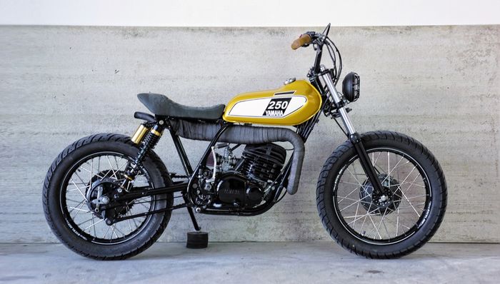 Yamaha DT250 custom milik Chris Zahner, dilansir oleh Thebikeshed.cc
