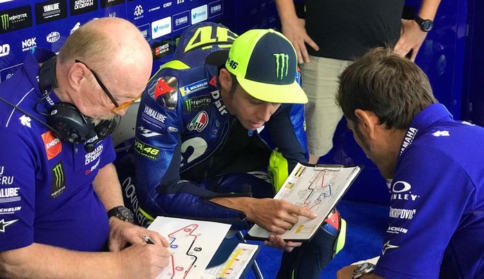 Valentino Rossi di MotoGP Ceko
