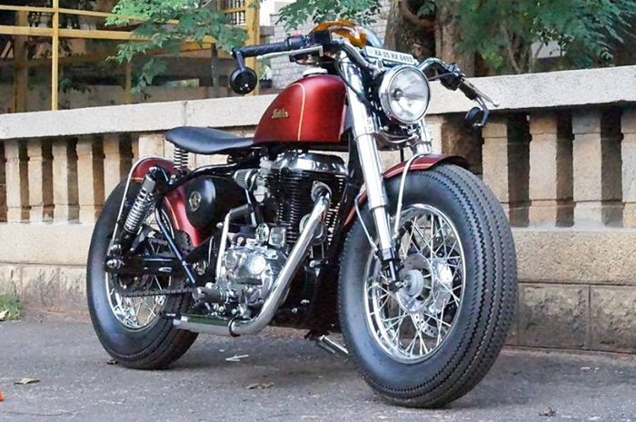 Royal Enfield custom bobber besutan Bulleteer Customs