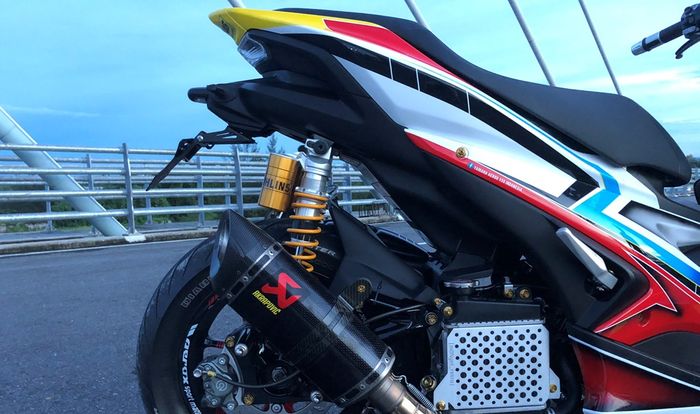 Yamaha Aerox 155 VVA berkelir &ldquo;Shoei X14&rdquo; besutan Jemi Moris