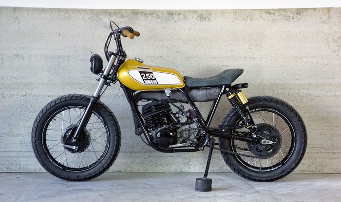 Yamaha DT250 custom milik Chris Zahner, dilansir oleh Thebikeshed.cc