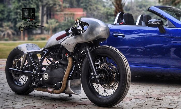 Royal Enfield custom salt flat racer besutan Inline3 Custom Motorcycles
