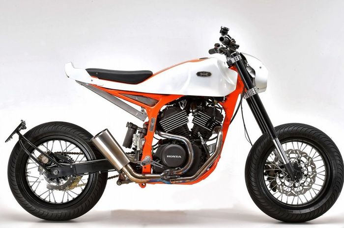 Honda Transalp 1997 custom street tracker dari Emporio Elaborazioni Meccaniche